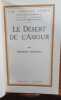Le désert de l'amour. . MAURIAC François. 