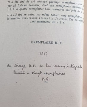 L'Apprenti / fiction. Version intégrale, hors commerce de 1946. . GUERIN Raymond.