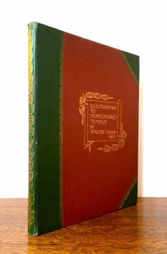 Eight Illustrations to Shakespeare's Tempest Designed by Walter Crane. Engraved and Printed by Duncan C. Dallas.. CRANE.