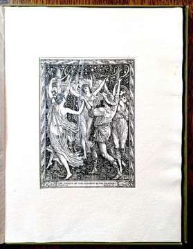 Eight Illustrations to Shakespeare's Tempest Designed by Walter Crane. Engraved and Printed by Duncan C. Dallas.. CRANE.