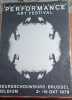 Performance Art Festival. . D'HONDT R. 