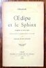 Oedipe et le Sphinx. Tragédie en trois actes. Textes conforme à la représentation du 1er août 1903 au Théâtre Antique d'Orange..  PELADAN.