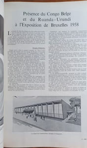 L'Eventail. Album 1958. Conçu et publié à l'ocasion de l'Exposition Universelle et Internationale de Bruxelles. 