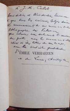 Emile Verhaeren. . CHRISTOPHE Lucien.