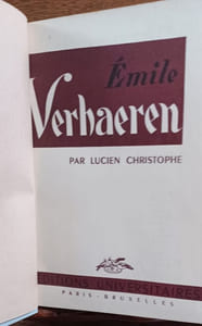Emile Verhaeren. 