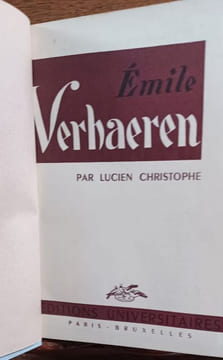 Emile Verhaeren. . CHRISTOPHE Lucien.