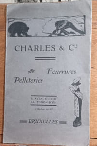Charles et Cie. Fourrures. Pelleteries.