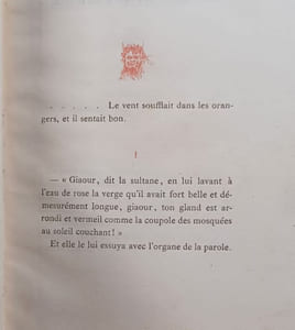 La Sultane Rozréa, ballade traduite de Lord Byron par Exupère Pinemol, élève du petit séminaire de la Fère-en-Tardenois (Aisne). 
