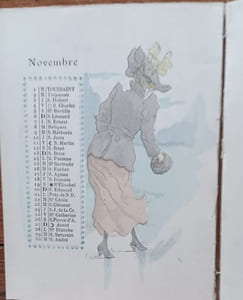 Almanach pour 1892 par Henri Boutet.