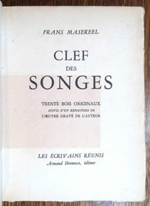 Clef des Songes. Trente bois originaux suivis d'un répertoire de l'oeuvre gravé de l'auteur.