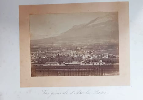 Vues d'Aix les Bains et environs. 12 photographies. . undefined