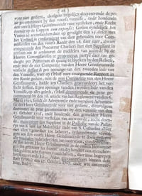 Vonnis.Heer Gulielmus Vande Nesse Pastoor van S. Jans tot Molenbeke, ende S. Catharina binnen desestadt Brussele, suppliant.Syne Hooghweerdigheydt den Heere Arts-Bisschop Van Mechelen, Geinsinueerde.