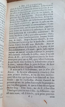 Les Provinciales ou Lettres écrites par Louis de Montalte à un provincial de ses amis et aux RR. Pères jésuites touchant la morale et la politique de ...