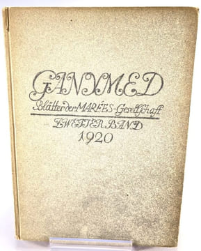Ganymed. Blätter der Marées-Gesellschaft. N°1 et 2. . undefined