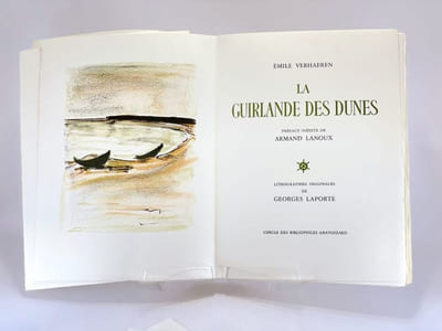 La Guirlande des dunes. Préface inédite de Armand Lanoux. Lithographies originales de Georges Laporte.