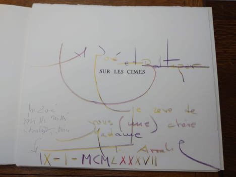 Sur les cimes. . ARRABAL, Patrice POUPERON. 