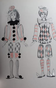 Caractère Noël 1964.