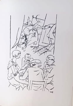 Port d'eaux-mortes. Récit orné de huit lithographies originales de Georges Grosz. . MAC ORLAN Pierre, GROSZ Georges.
