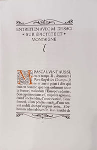 Trois opuscules de Monsieur Blaise Pascal.