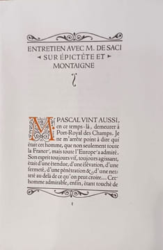 Trois opuscules de Monsieur Blaise Pascal. . PASCAL Blaise, JOU Louis.
