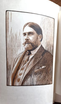Lettres de Malaisie. Édition décorée de compositions originales dessinées et gravées sur bois par Maurice de Becque. Portrait de l'auteur gravé par Paul Baudier.