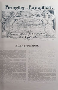 L'Exposition de Bruxelles. Organe Officiel de l'Exposition Universelle 1910. 