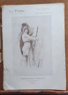 La Plume : 15/6/1896 n° spécial Félicien ROPS + pointe-sèche "La Muse de ROPS". ROPS Félicien.