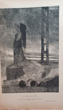 La Plume : 15/6/1896 n° spécial Félicien ROPS + pointe-sèche "La Muse de ROPS". ROPS Félicien.