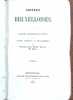 Soirées bruxelloises. Histoire littéraire de l'année : études critiques et biographiques sur Weustenraad, Walef, Lainez, M. Clesse. . Eugène GOFFART, ...