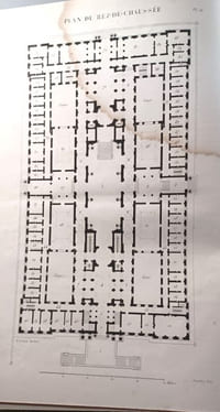 Plan du Palais de Justice à construire à Bruxelles dressé par T.L. Suys, architecte du Roi. 