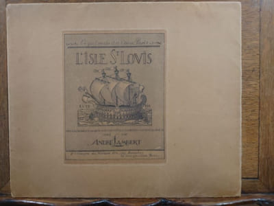 Ce qui reste du vieux Paris. L'Isle Saint-Louis. Une douzaine de croquis avec une préface illustrée, le tout dessiné et gravé par André Lambert.