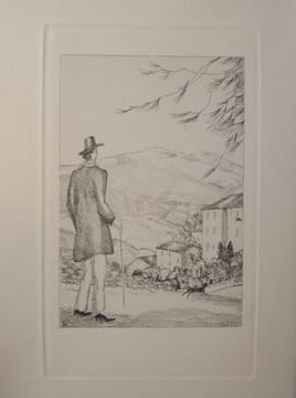 Le jour de l'an d'un vagabond. Gravures au burin de Laboureur. Exemplaire de tête avec trois suites. . LABOUREUR, GLATIGNY Albert.