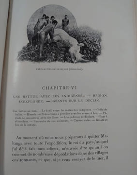 Chasses aux grands fauves pendant la traversée du continent noir du Zambèze au Congo français. . FOA Edouard. 