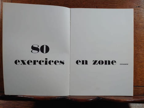 80 exercices en zone interdite. . ZIMMERMANN Daniel.