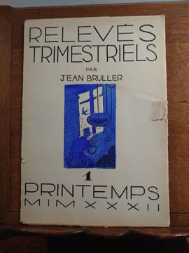 Relevés trimestriels. Année 1932. . BRULLER Jean. VERCORS. 