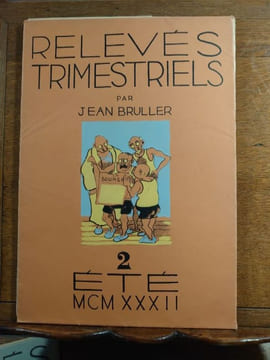 Relevés trimestriels. Année 1932. . BRULLER Jean. VERCORS. 