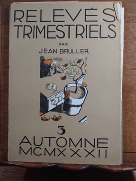 Relevés trimestriels. Année 1932. . BRULLER Jean. VERCORS. 