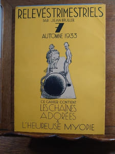 Relevés trimestriels. Année 1933.