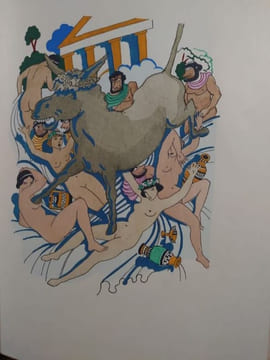 L'Âne. Conte grec mis en français par Paul-Louis Courier. Préface de Marcel Aymé. Aquarelles originales de René de Pauw. . undefined