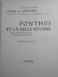 Ponthus et la belle Sidoine. 