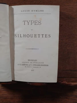 Types et silhouettes. . HYMANS Louis.