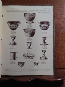 Stampings and Spinnings for the electro-plate trade. Henry Jenkins & Sons. 