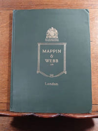 Mappin & Webb. Private Issue. Speclial nett price list For hôtels, Restaurants,Steamships, Clubs, Confectionners end caterers.