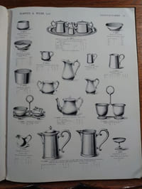 Mappin & Webb. Private Issue. Speclial nett price list For hôtels, Restaurants,Steamships, Clubs, Confectionners end caterers.
