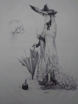 La vieille maquerelle, 1895. . EVENEPOEL Henri.