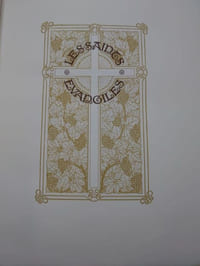 LES SAINTS ÉVANGILES. Traduction nouvelle d'après la vulgate par le R.P. A. Fleury, S.J. Illustrations décoratives par Adolphe Giraldon.