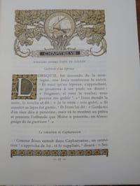 LES SAINTS ÉVANGILES. Traduction nouvelle d'après la vulgate par le R.P. A. Fleury, S.J. Illustrations décoratives par Adolphe Giraldon.