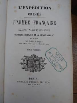 La Campagne d'Italie de 1859. Chroniques de la guerre par le Baron de Bazancourt appelé par ordre de l'Empereur à l'Armée d'Italie. (2 volumes). Avec ...