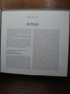 Arman : or Four and Twenty Blackbirds baked in a Pie, or Why settle for Less when you can settle for More.
