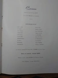 Théâtre Royal de la Monnaie de Bruxelles. Programme, grande soirée de gala, jeudi 14 mars 1963. 